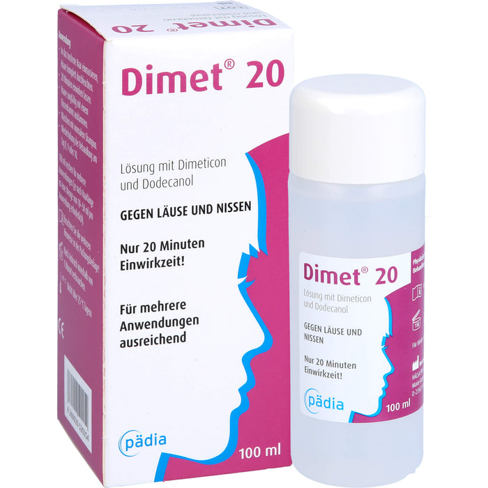 Dimet 20 Lösung gegen Läuse und Nissen, 100 ml Solution
