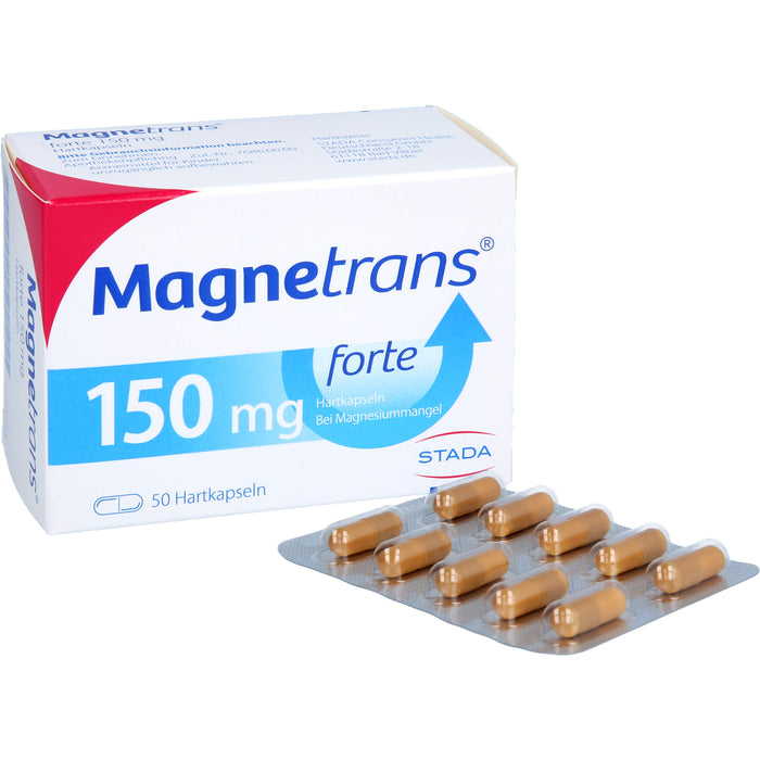 Magnetrans forte 150 mg Hartkapseln bei Magnesiummangel, 50 pcs. Capsules