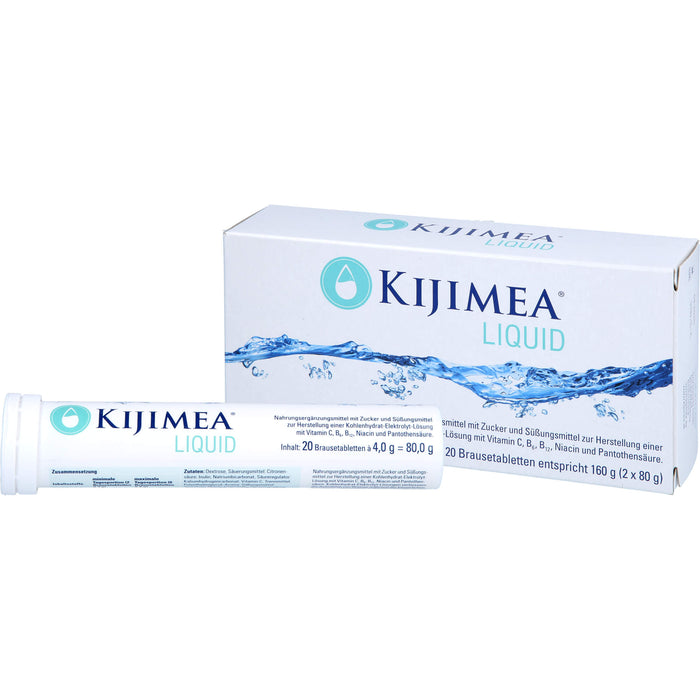 KIJIMEA Liquid Brausetabletten, 40 pcs. Tablets