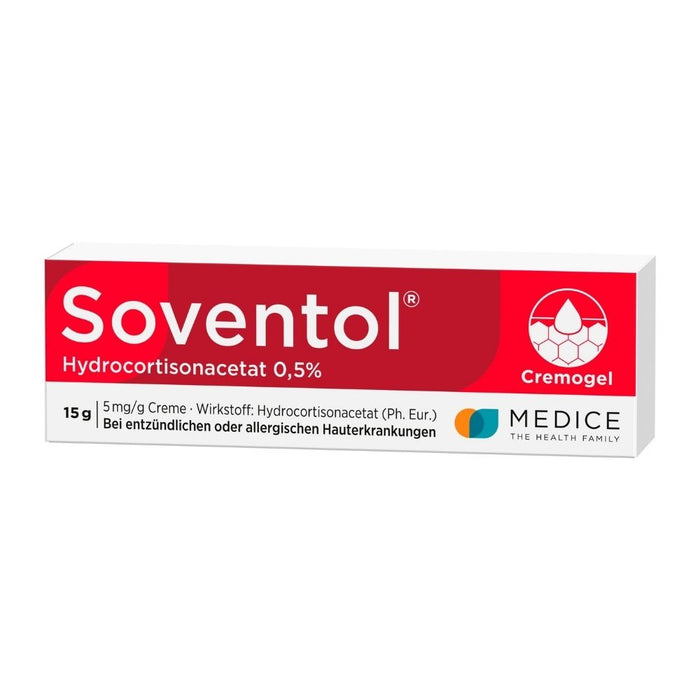 Soventol Hydrocortacetat 0,5 % Creme, 15 g Crème