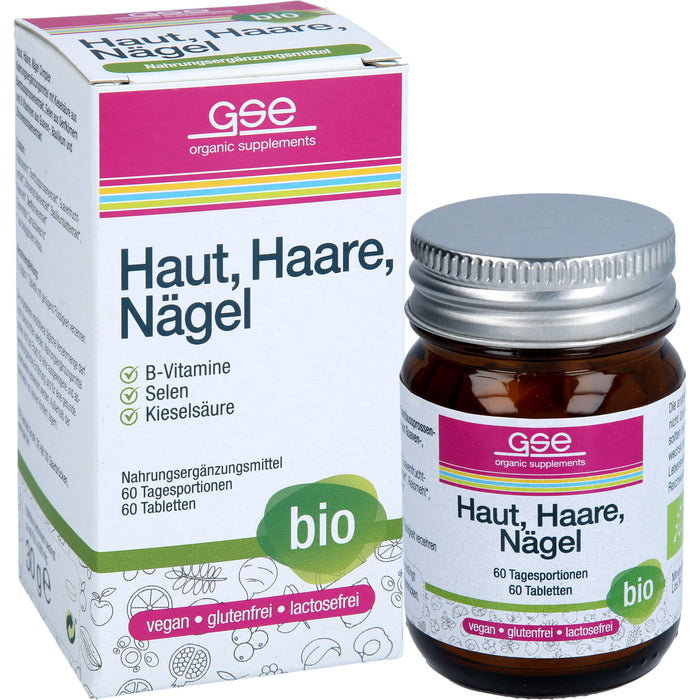 GSE phyto vitamins Haut, Haare, Nägel Komplex Tabletten, 60 pcs. Tablets