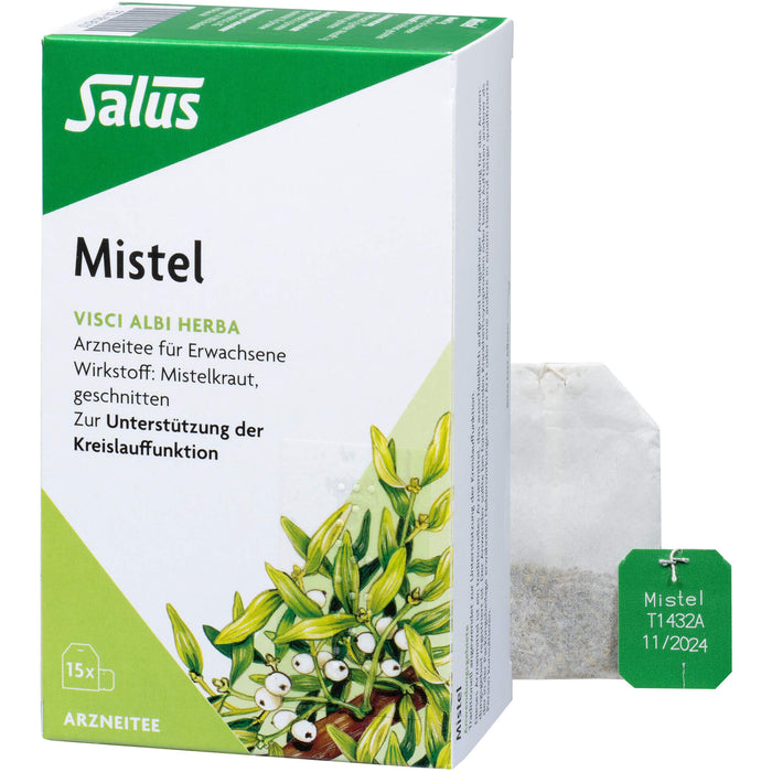 Salus Mistel Arzneitee zur Unterstützung der Kreislauffunktion, 15 pcs. Filter bag