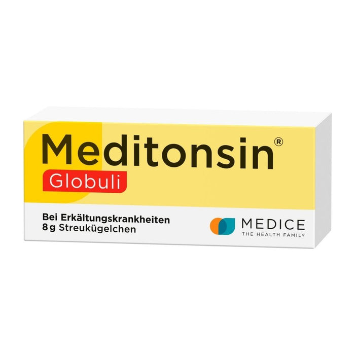 Meditonsin Globuli bei Erkältungskrankheiten, 8 g Globules