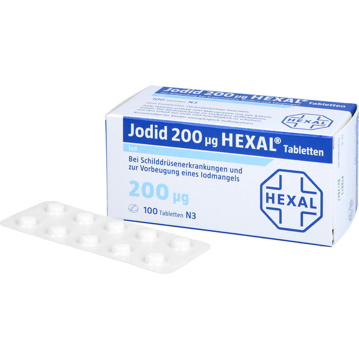 Jodid 200 µg HEXAL Tabletten, 100 pc Tablettes