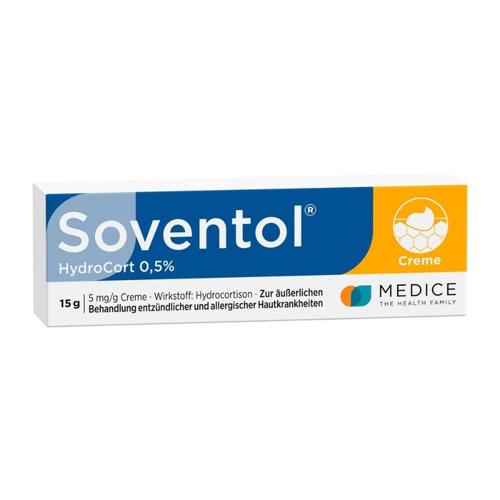 Soventol HydroCort 0,5 % Creme, 15 g Crème