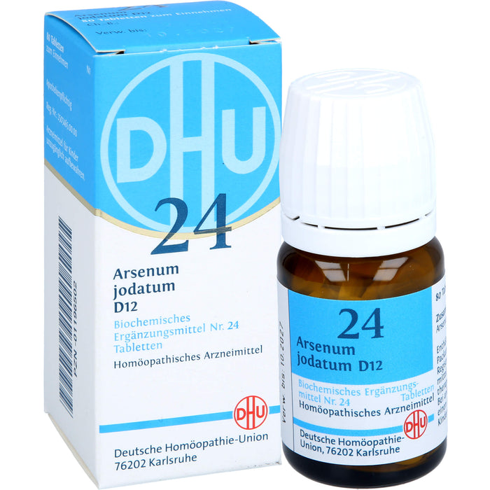 DHU Schüßler-Salz Nr. 24 Arsenum jodatum D12 Tabletten, 80 St. Tabletten