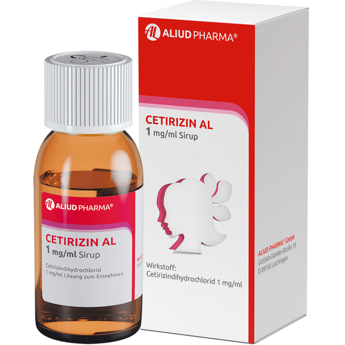 Cetirizin AL 1 mg/ml Sirup, 150 ml Solution