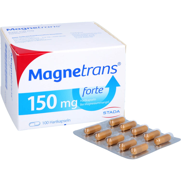 Magnetrans forte 150 mg Hartkapseln bei Magnesiummangel, 100 pcs. Capsules