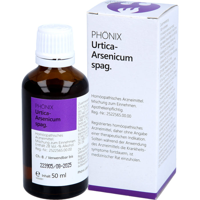 Phönix urtica arsenicum spag. Tropfen, 50 ml Mischung