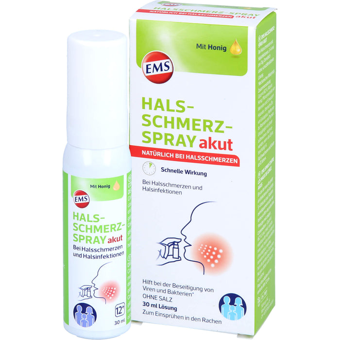 EMSER Halsschmerz-Spray akut, 30 ml Lösung