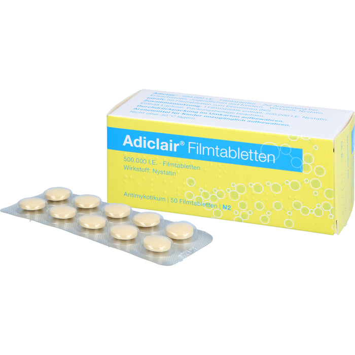 Adiclair Filmtabletten Antimykotikum, 50 pc Tablettes