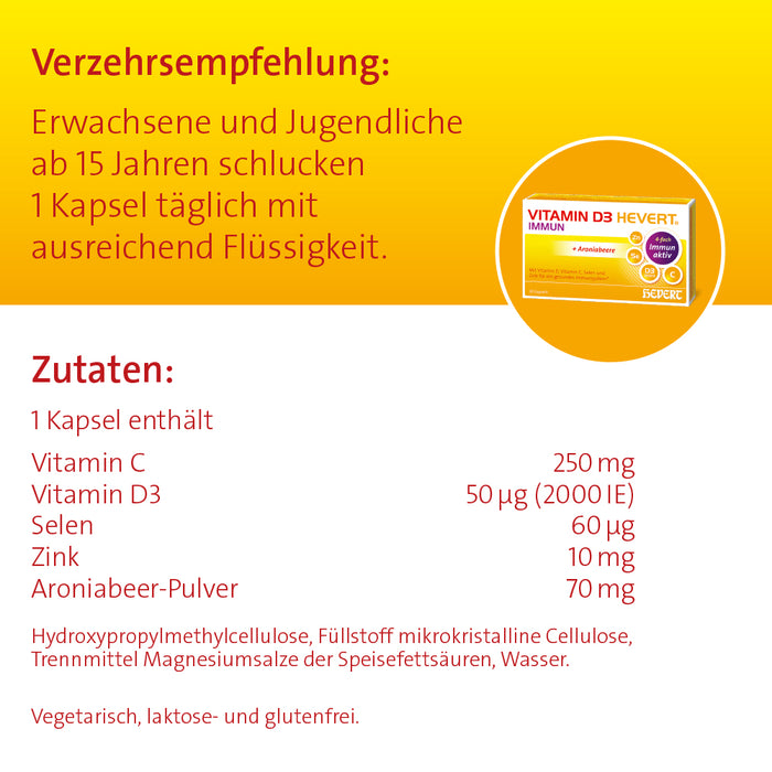 Vitamin D3 Hevert Immun, 30 St KAP