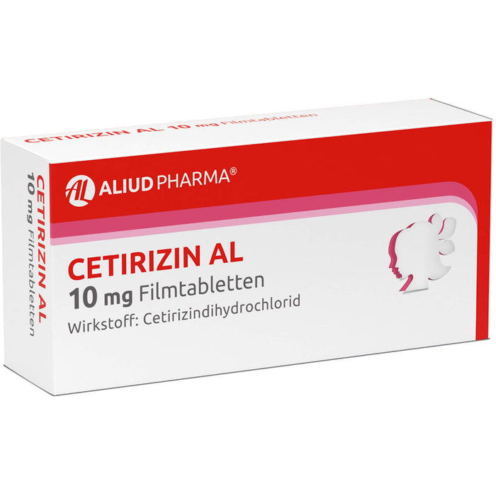 Cetirizin AL 10 mg Filmtabletten, 100 pc Tablettes