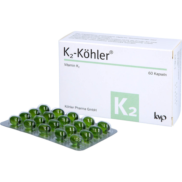 K2-Köhler Vitamin K2 Kapseln, 60 St. Kapseln