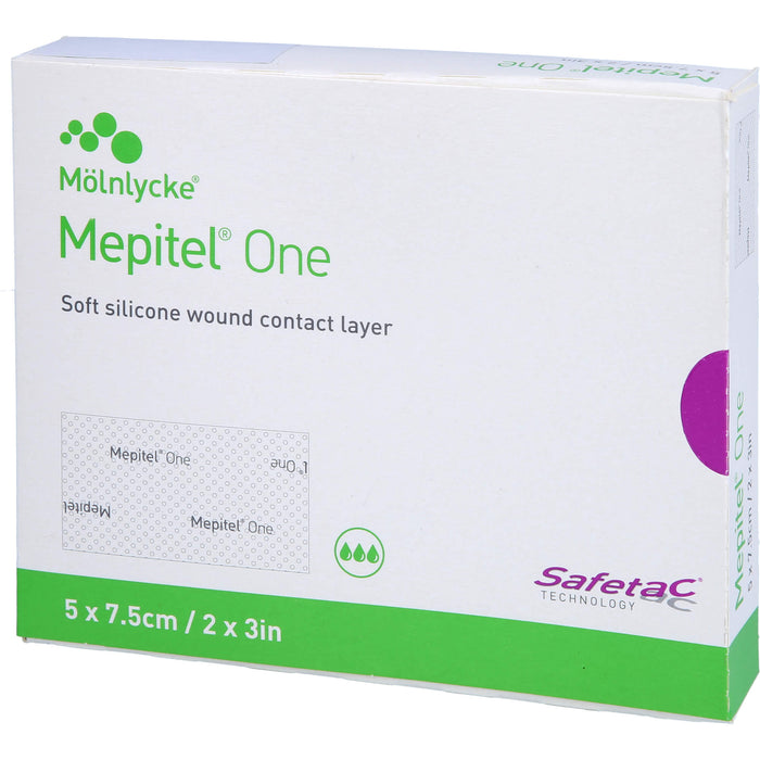 Mepitel One Silikon Netzverband 5 x 7,5 cm, 10 St. Wundauflagen