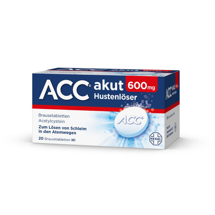 ACC akut 600 mg Hustenlöser Brausetabletten, 20 St. Tabletten