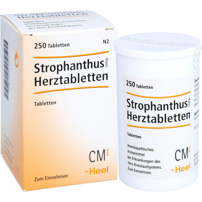 Strophantus comp. Herztabletten Heel, 250 St. Tabletten