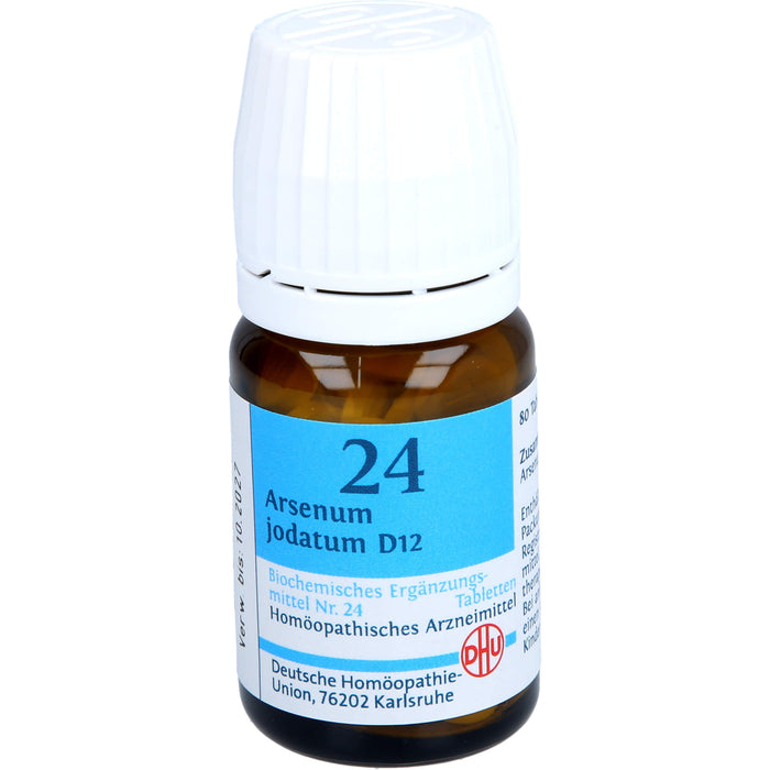 DHU Schüßler-Salz Nr. 24 Arsenum jodatum D12 Tabletten, 80 St. Tabletten