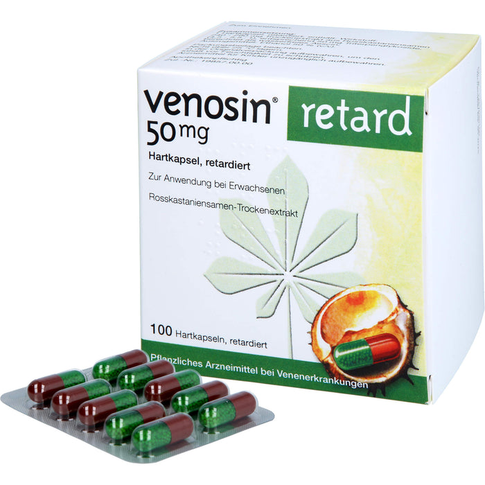 Venosin Orifarm retard Hartkapseln gegen Schmerzen, Schwellungen und Schweregefühl in den Beinen, 100 pc Capsules