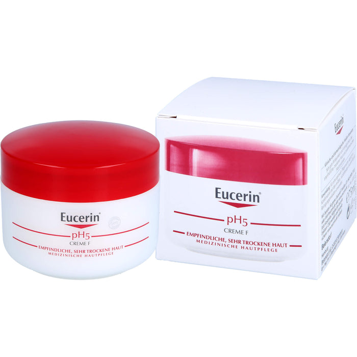 Eucerin pH5 Creme F Empfindliche Haut, 75 ml Creme