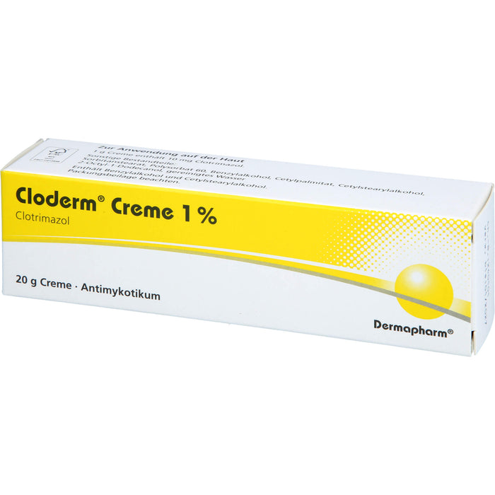 Cloderm Creme 1% Antimykotikum, 20 g Cream