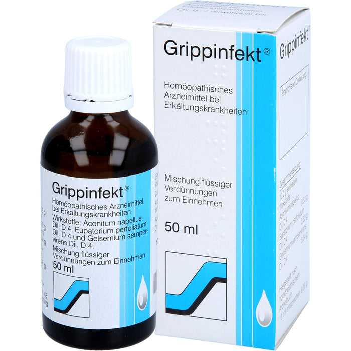 Grippinfekt Mischung flüssiger Verdünnungen zum Einnehmen, 50 ml TRO