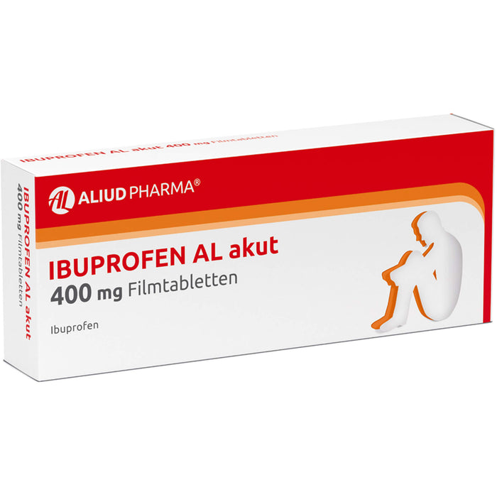 Ibuprofen AL akut 400 mg Filmtabletten, 10 pcs. Tablets