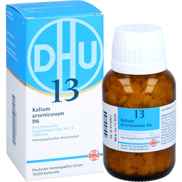 DHU Schüßler-Salz Nr. 13 Kalium arsenicosum D6 Tabletten, 420 pcs. Tablets