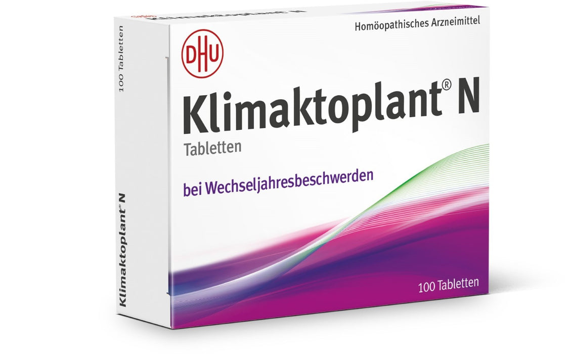 DHU Klimaktoplant N bei Wechseljahresbeschwerden - hormonfrei – gut verträglich, 100 pc Tablettes