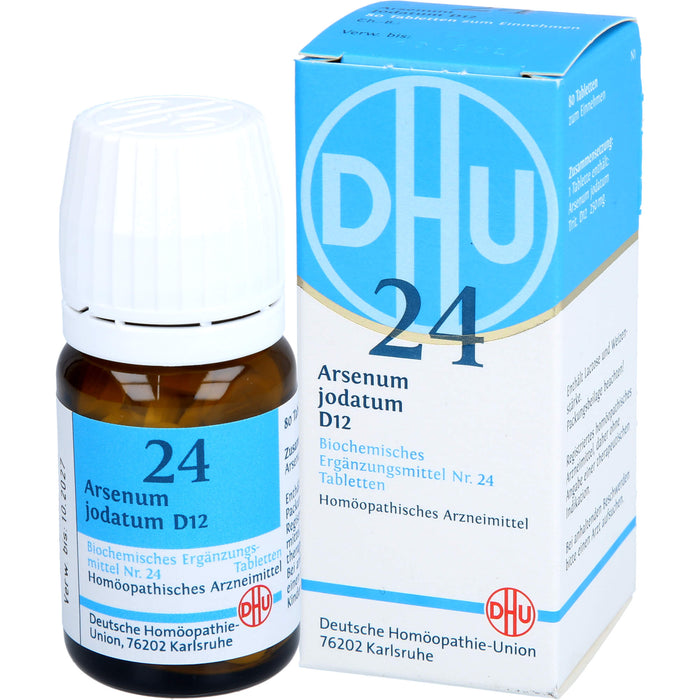 DHU Schüßler-Salz Nr. 24 Arsenum jodatum D12 Tabletten, 80 pc Tablettes