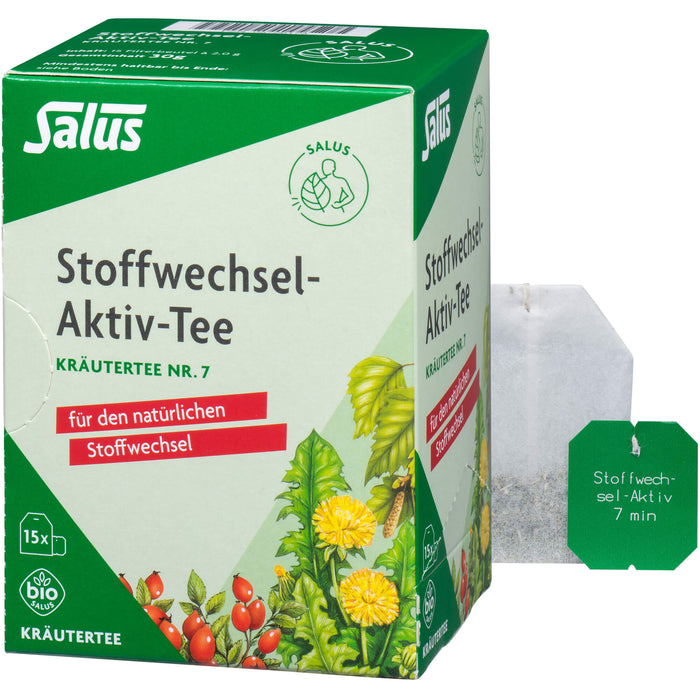Salus Stoffwechsel-Aktiv Tee Kräutertee Nr. 7, 15 pcs. Filter bag