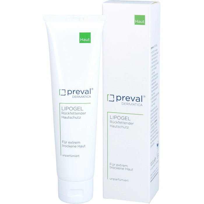 preval Dermatica Lipogel rückfettender Haut- und Kälteschutz, 100 g Gel