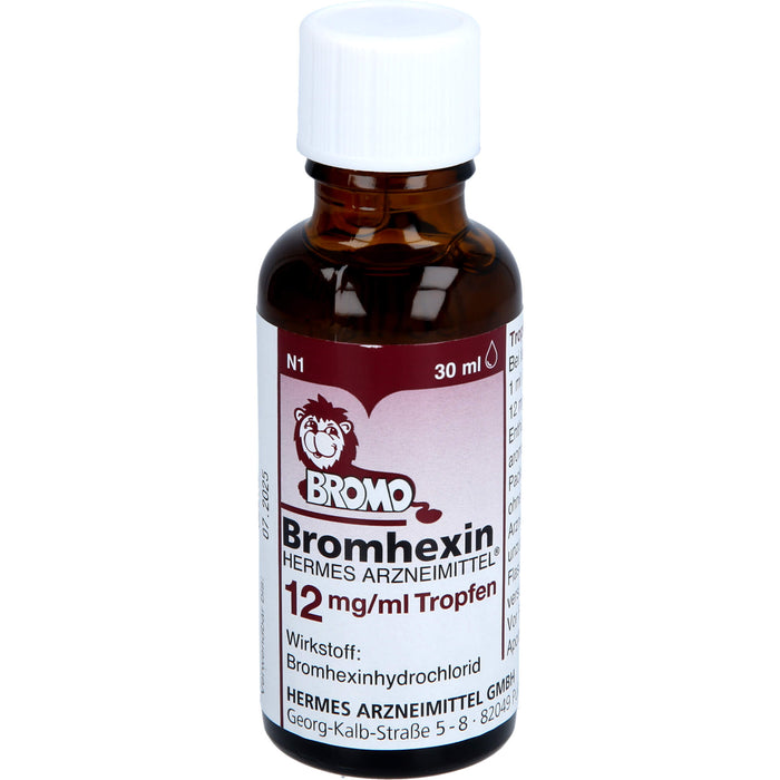 Bromhexin Hermes Arzneimittel 12 mg/ml Tropfen, 30 ml TEI