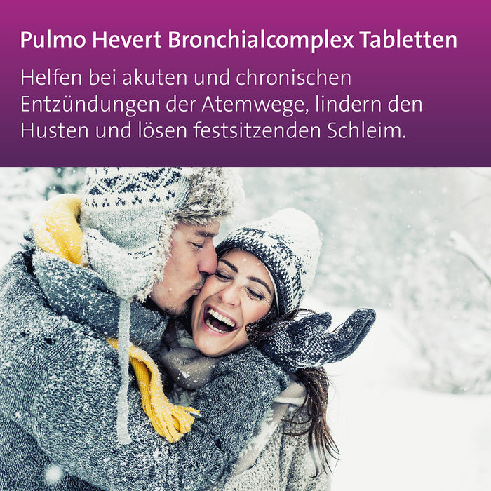 Pulmo Hevert Bronchialcomplex bei Entzündungen der Atemwege mit Husten, 40 St. Tabletten