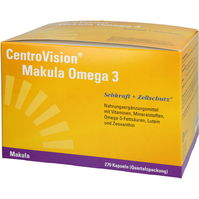 CentroVision Makula Omega 3 Kapseln, 270 pcs. Capsules