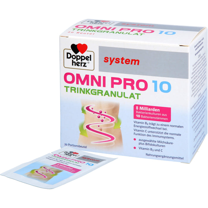 Doppelherz system OMNI PRO 10 Trinkgranulat, 20 St. Granulat