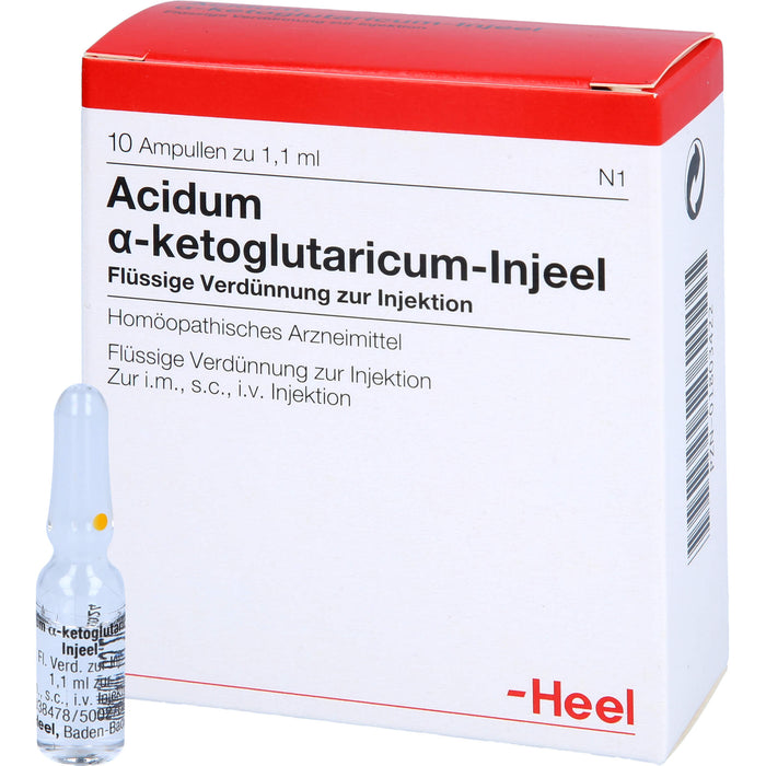 Acidum alpha-ketoglutaricum Injeel Amp., 10 St AMP