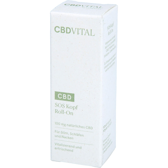 CBD VITAL CBD SOS Kopf Roll-On, 10 ml OEL