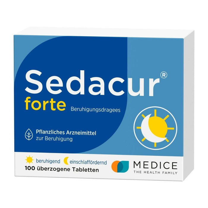 Sedacur forte Beruhigungsdragees einschlaffördernd, 100 pcs. Tablets