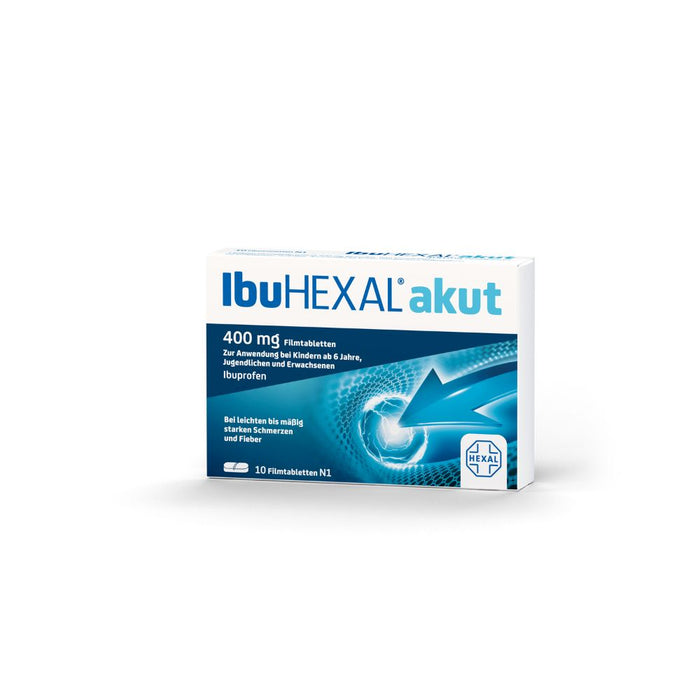 IbuHEXAL akut 400 mg, 10 pcs. Tablets