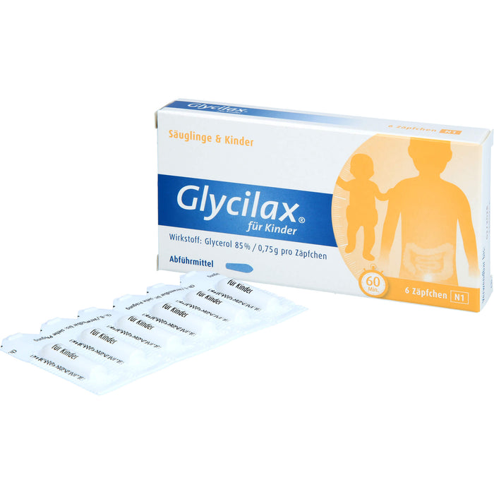 Glycilax für Kinder Abführmittel Zäpfchen, 5 pcs. Suppositories