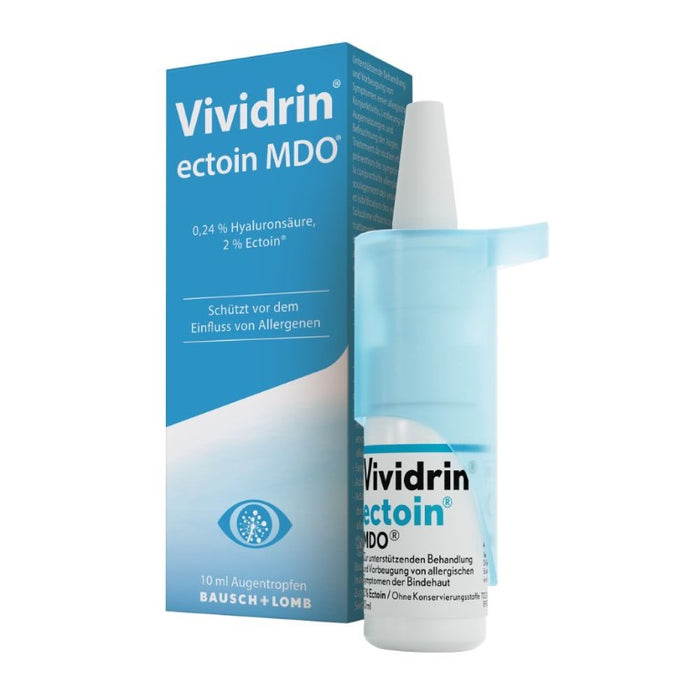 Vividrin ectoin MDO Augentropfen bei allergischen Symptomen der Bindehaut, 10 ml Solution