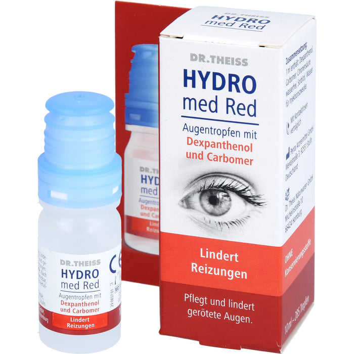 DR. THEISS Hydro med Red Augentropfen lindert Reizungen, 10 ml Solution