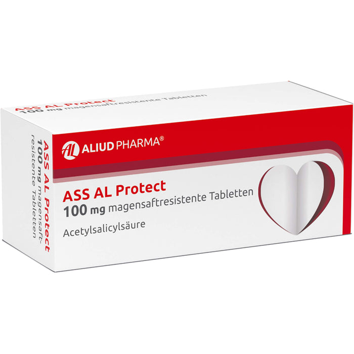 ASS AL Protect 100 mg magensaftresistente Tabletten, 100 pcs. Tablets