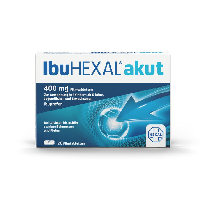 IbuHEXAL akut 400 mg, 20 pcs. Tablets