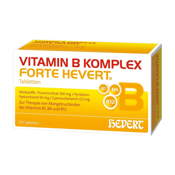 Vitamin B Komplex forte Hevert Tabletten, 100 pc Tablettes