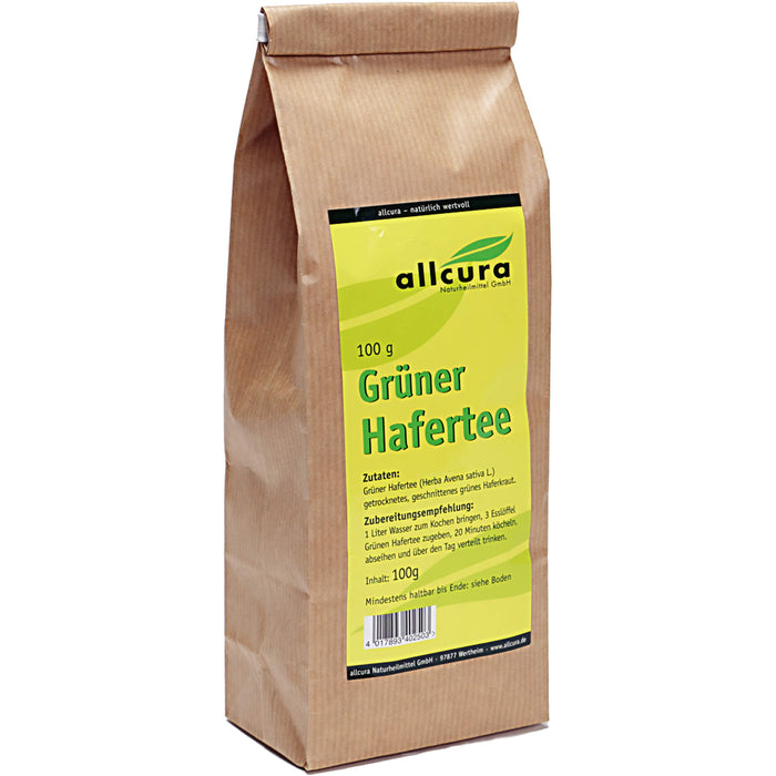 allcura Grüner Hafertee, 100 g Thé