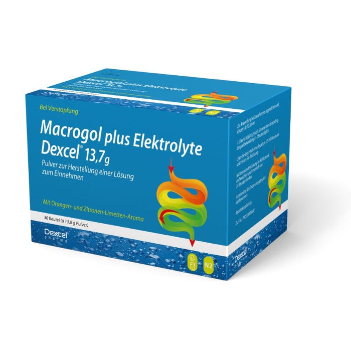 Macrogol Dexcel plus Elektrolyte bei Verstopfung, 411 g Powder