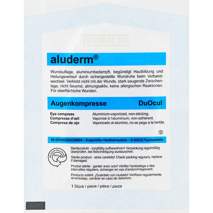 aluderm Augenkompresse steril DuOcul, 1 pcs. Compresses