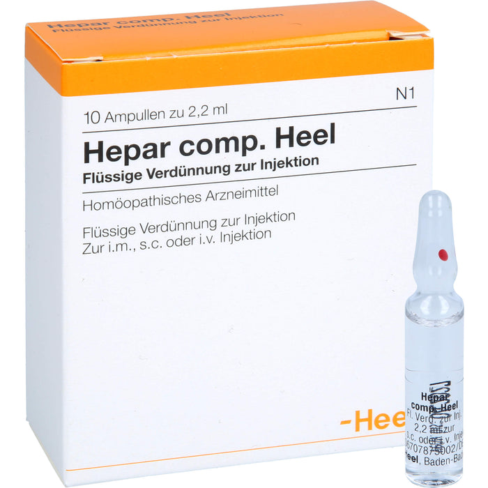 Hepar comp. Heel Ampullen, 10 St. Ampullen